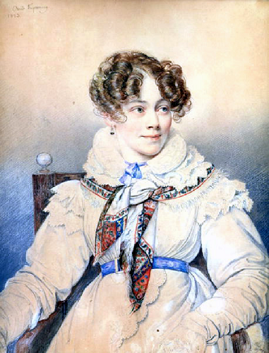 Portrait Sophie Feodorovna Rostopchine - Comtesse de Sgur -en 1823